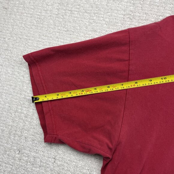 VTG Y2K Billabong Graphic Tee Shirt Mens XL Red Cyber Goth Emo Grunge Skater** - Picture 11 of 15